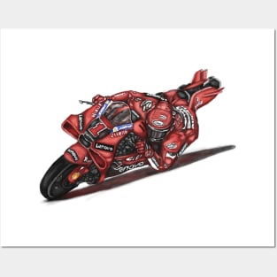 Drawing/Sketching MotoGP Team No 1 Posters and Art